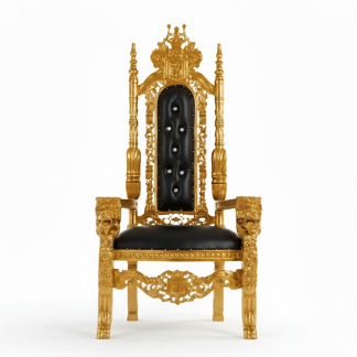 Black King Throne Chair rental,event planning, party supplies, equipment rental, celebration, party rentals near me, professional setup