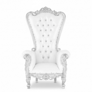 White Throne Chair rental Sacramento, CA. 🥳 Make your event unforgettable with the best quality and service in 2026! Book online now and save.