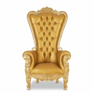 Gold Throne Chair rental,event planning, party supplies, equipment rental, celebration, party rentals near me, professional setup