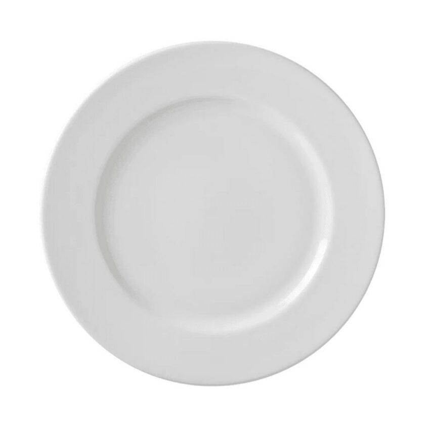 Porcelain white plates